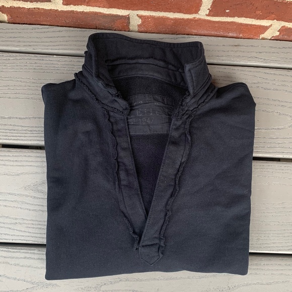 Frank & Eileen Patrick Popover Henley in Triple Fleece - Picture 1 of 13